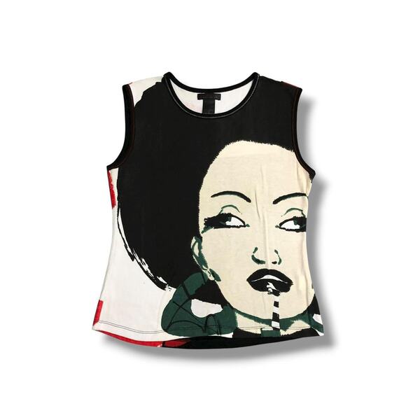 Custo Barcelona Y2K Graphic Top - Picture 1 of 4